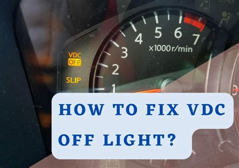 vdc off|vdc off vehicle light.